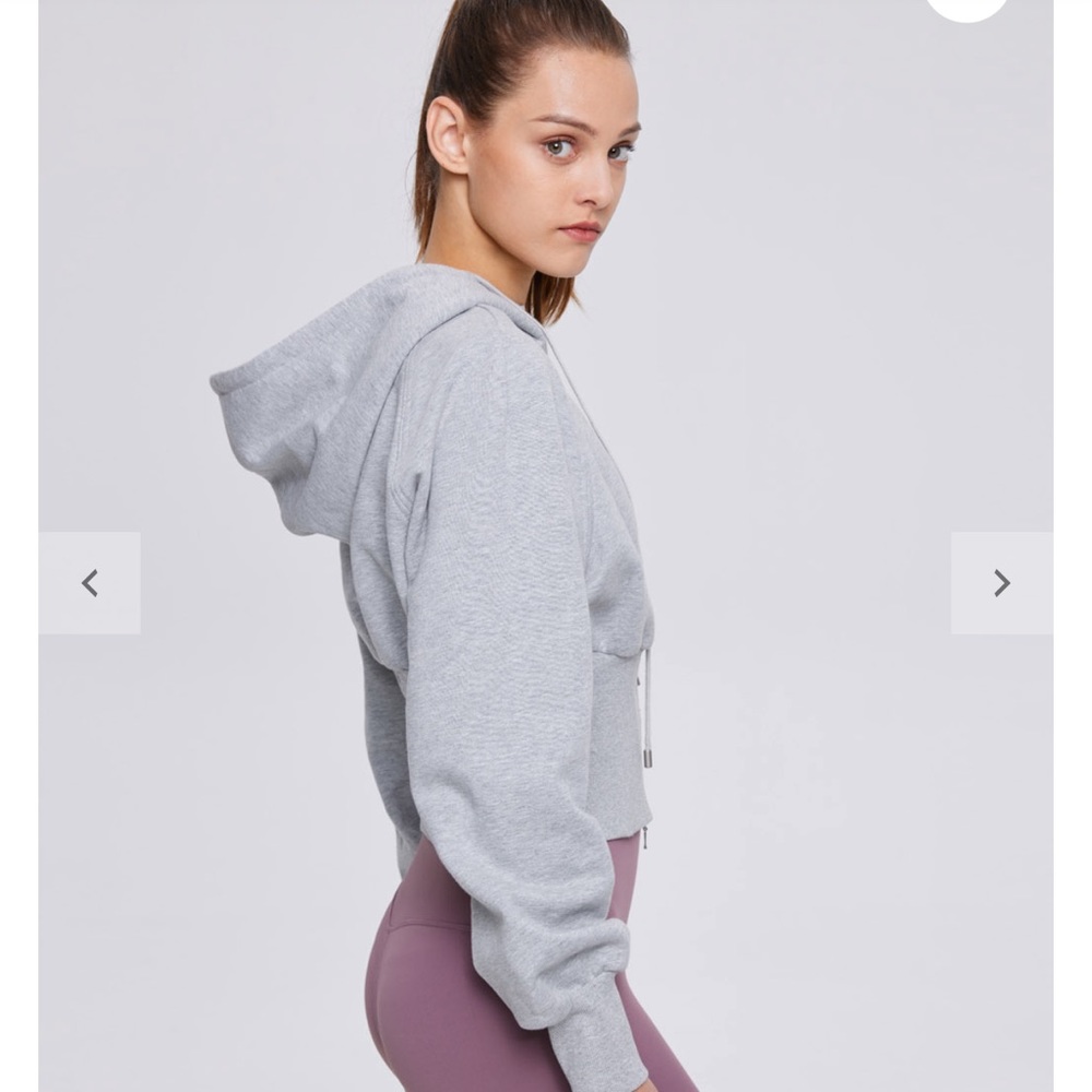 Lit Activewear Small Grey Rebounce Corset Jacket